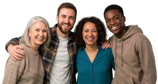 Utilisateurs Zibmarket souriants